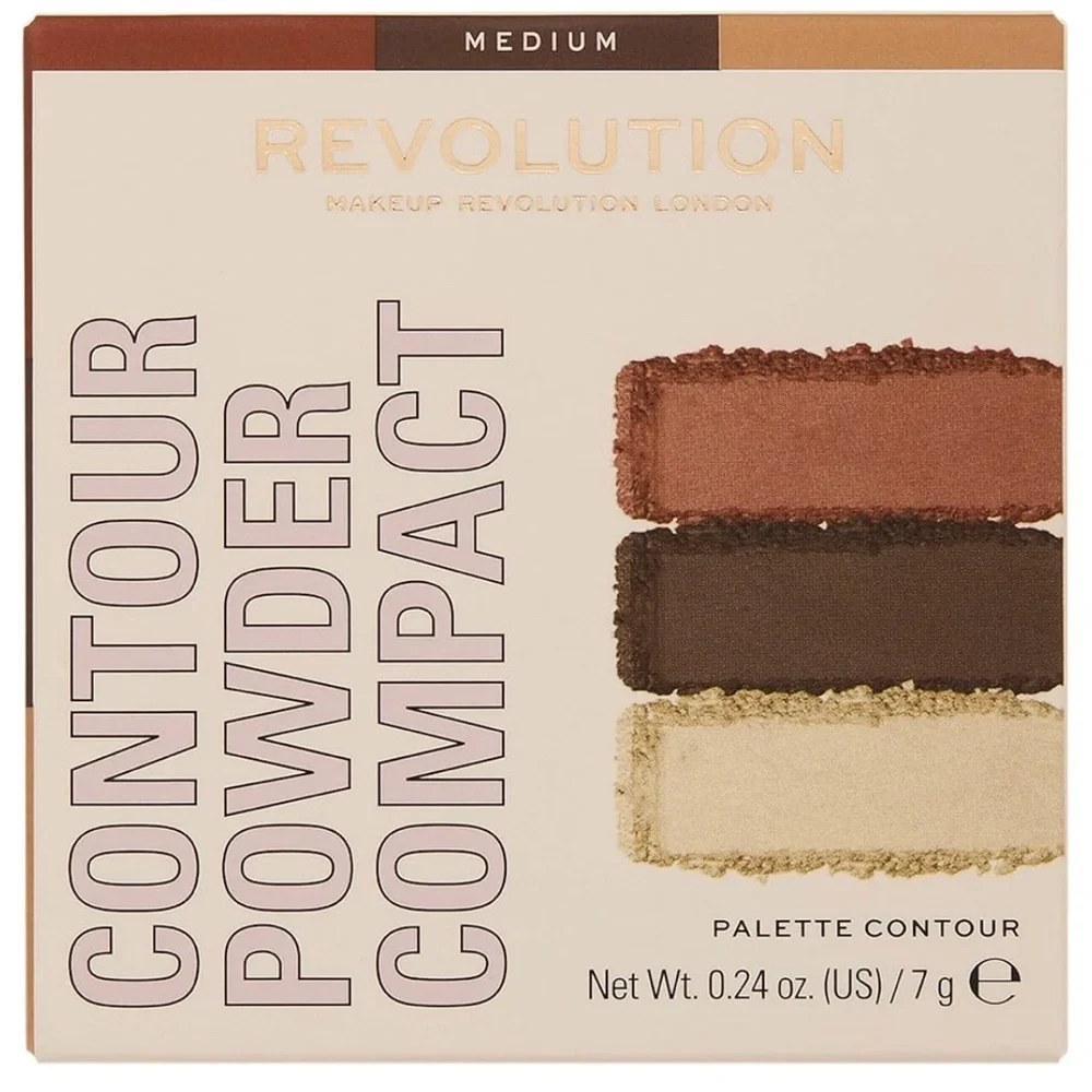 Revolution Contour Powder Palette - Medium Shades New in Box